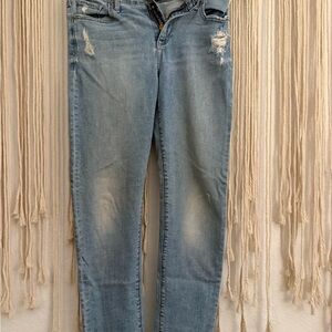 Lucky Brand Light Blue Distressed Skinny Jeans